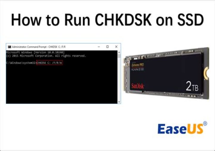 Chkdsk stuck SSD