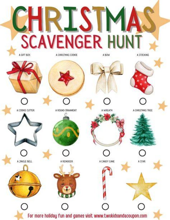 Christmas Scavenger Hunt Game | Shop.PBS.org