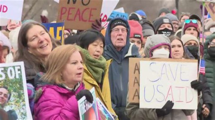 Clark Gregg protests in support of the WGA.