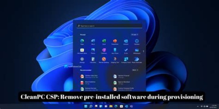 CleanPC CSP removes pre-installed software from Windows