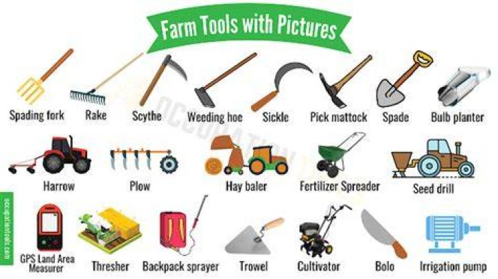 Common farm tools and equipment Names, uses, and pictures Legit.ng