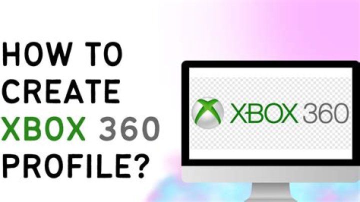 create profile xbox one