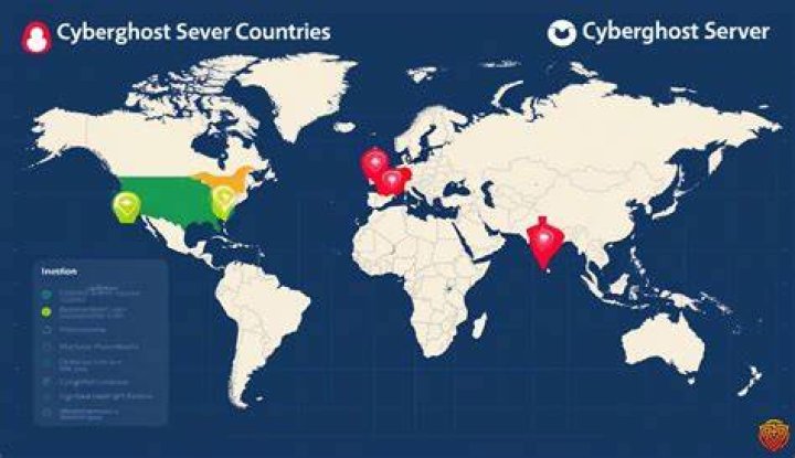 CyberGhost server locations