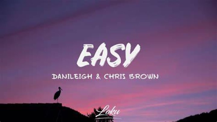 Danileigh Easy Lyrics Ft Chris Brown