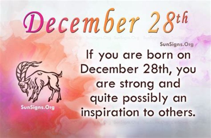 december 28 birthday