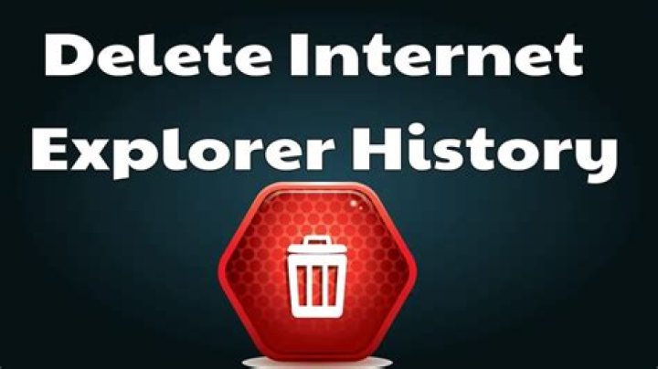 delete internet explorer history
