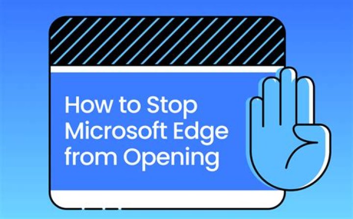 Delete to Stop Microsoft Edge from opening on startup Windows 11