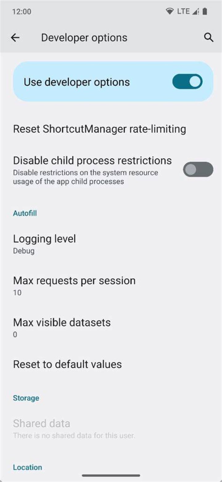 developer options disable developer options disable