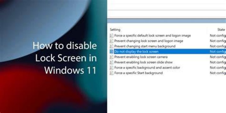 Disable Lock Screen on Windows Server