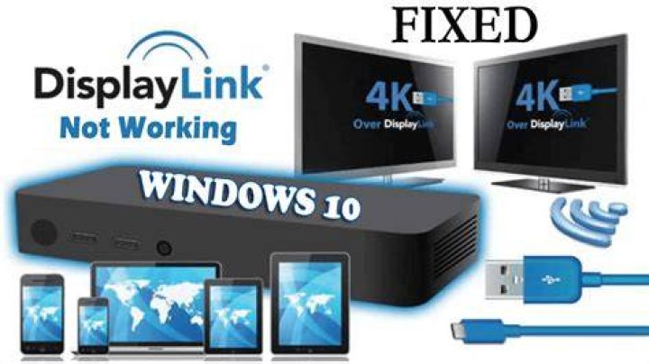 DisplayLink driver not working on Windows 10