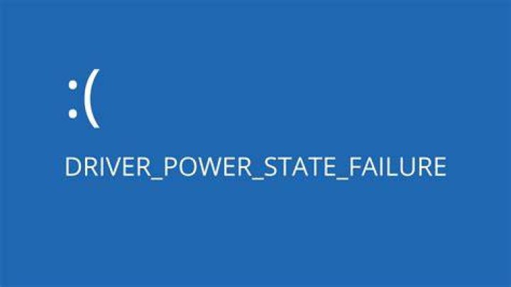 Driver Power State Failure SSD