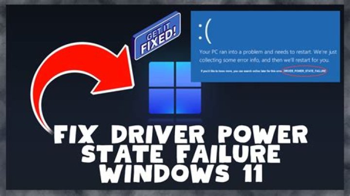 Driver Power State Failure Windows 10 Toshiba