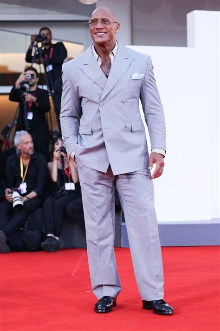 Dwayne Johnson going for a walk