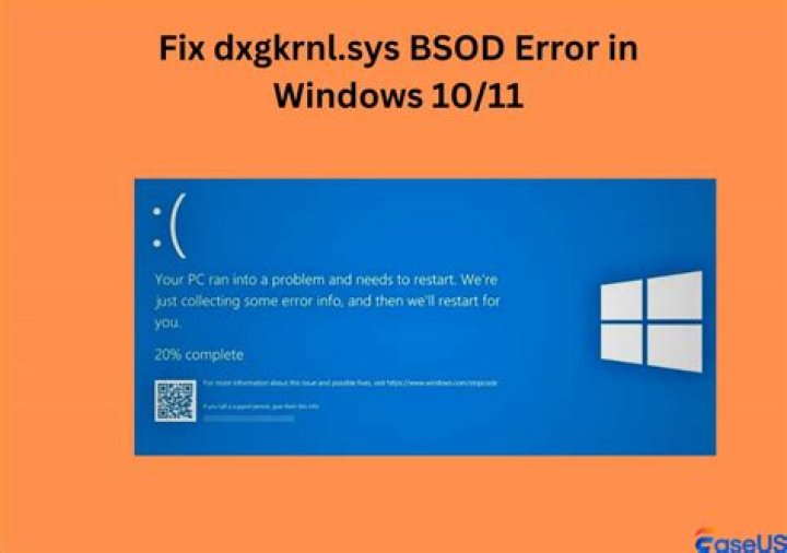 dxgkrnl.sys Windows 10 not loaded