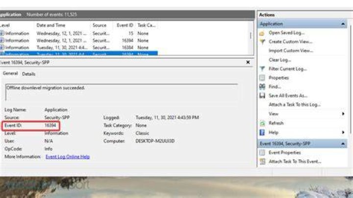 The Event ID number Event ID number Windows Error Reporting Event ID 1001