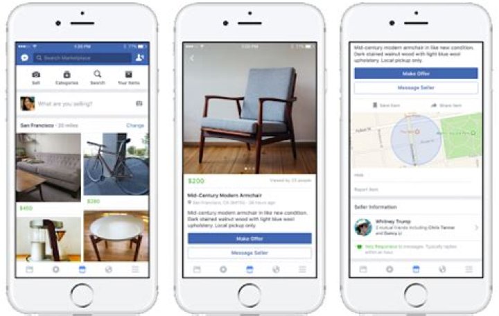 Facebook Marketplace example Facebook Marketplace example