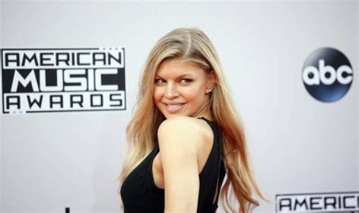 Fergie posing