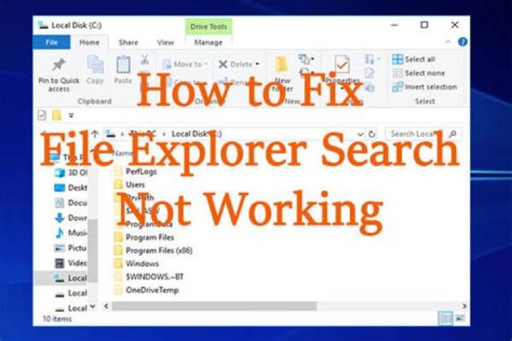 File Explorer not working