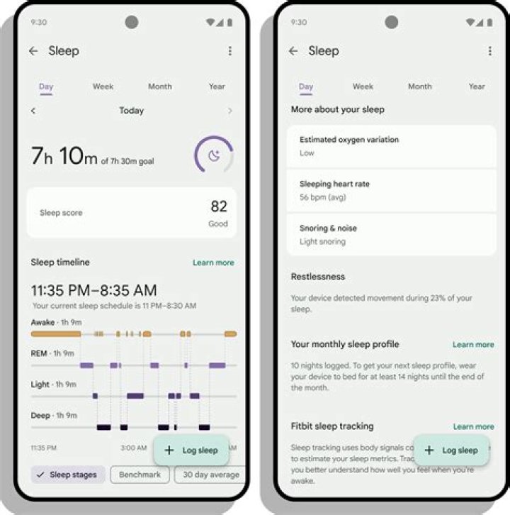 Fitbit Sense Sleep Tracking