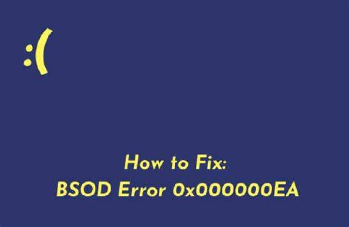 Fix BSoD error 0x000000EA in Windows 10
