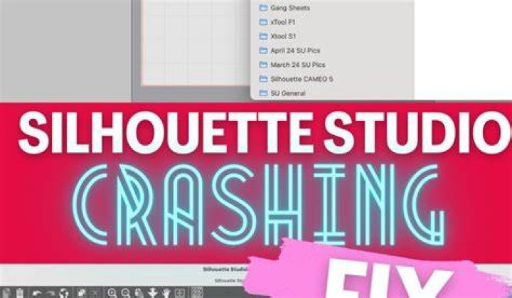 Fix Silhouette Studio crashing