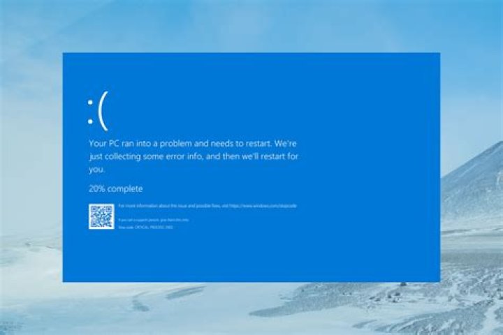 Fix the error blue screen after Windows 10 rollback