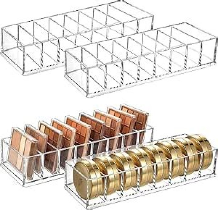 Foraineam 4 Pack Acrylic Compact Organizer