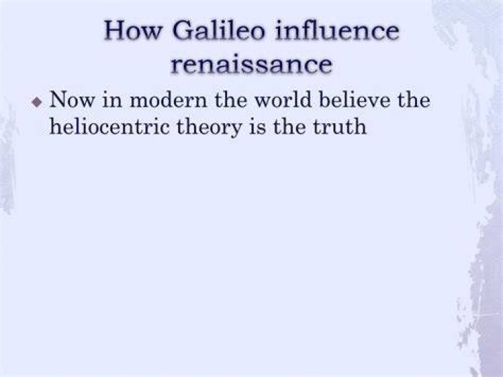 galileo influence galileo influence