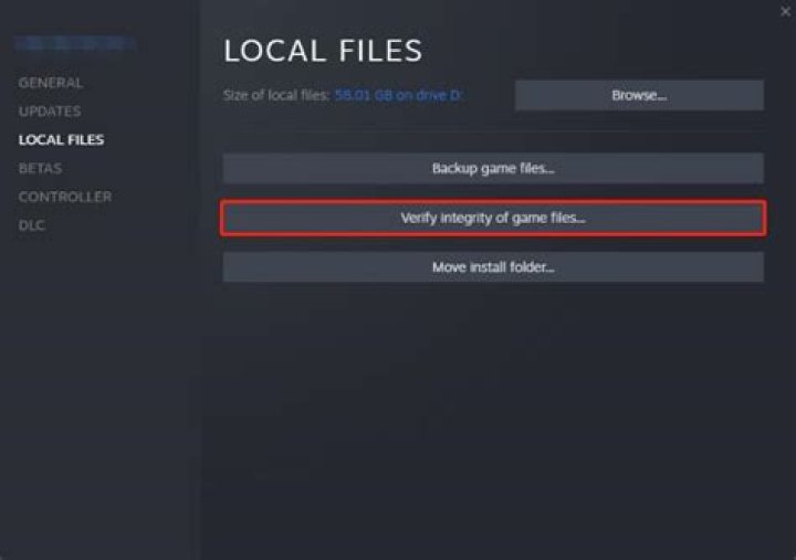 game file integrity