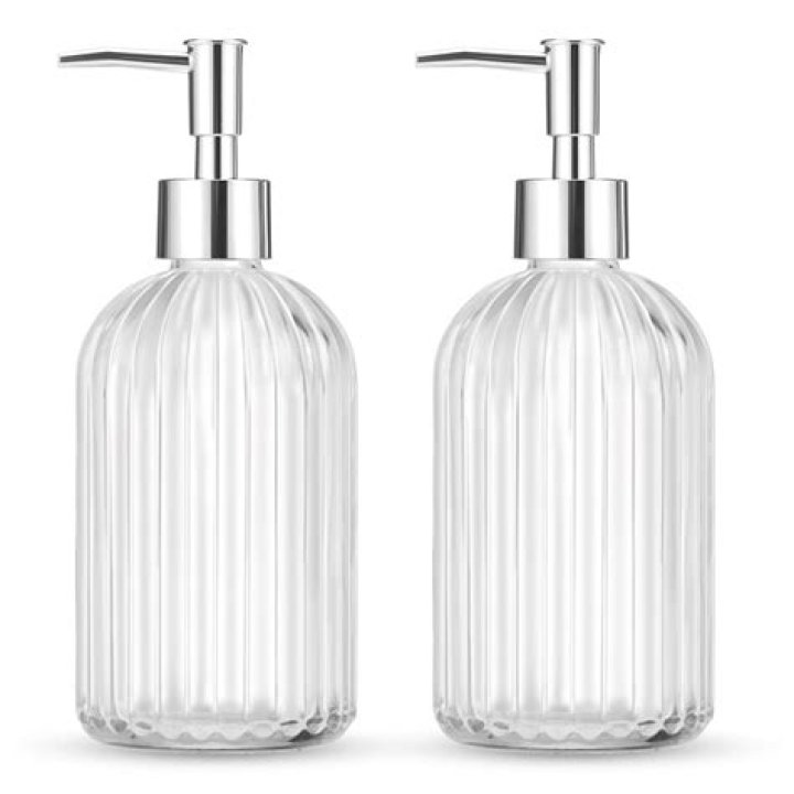 Glass Soap Pump Rust