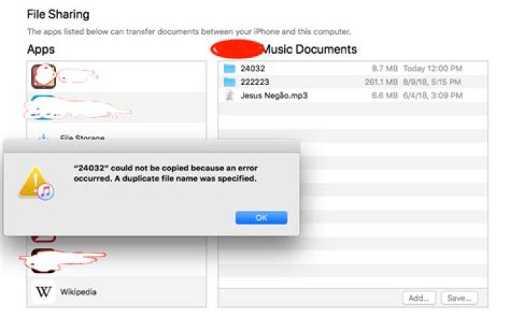 go to folder window go to folder itunes error 1667, 9039, 45054