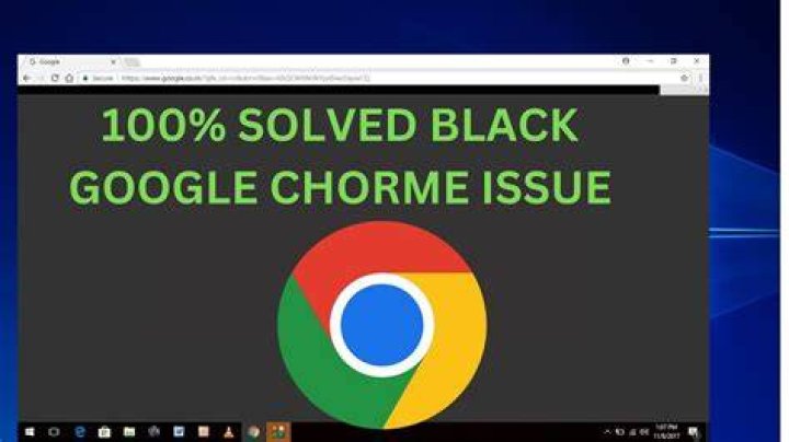 Google Chrome black screen after minimize