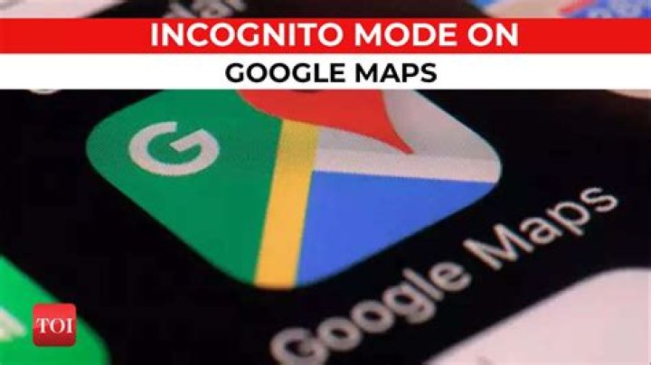 Google Maps Incognito Mode landing page