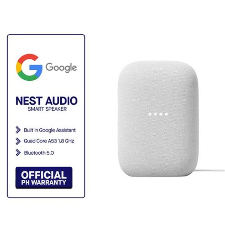 Google Nest Audio speaker Accessibility settings.