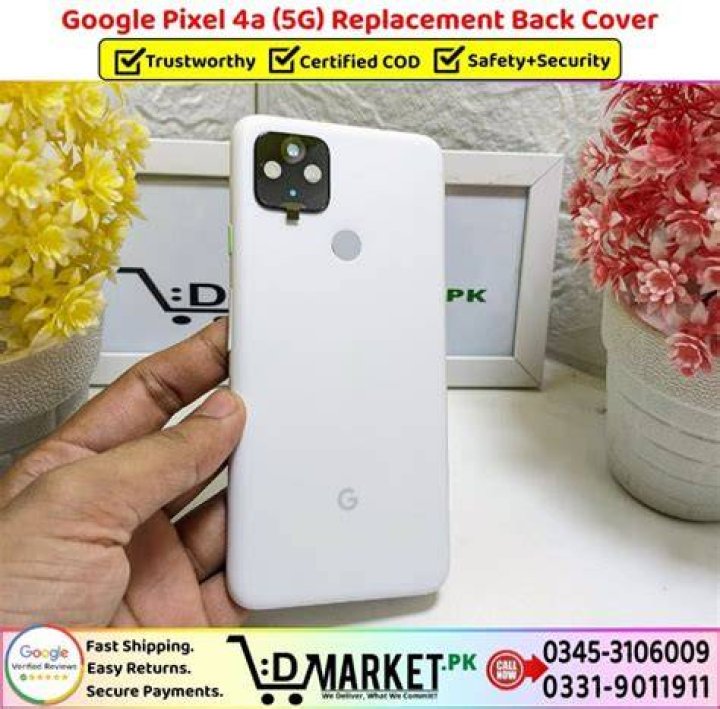 Google Pixel 4a 5G back angled shot Google Pixel 4a 5G back angled shot