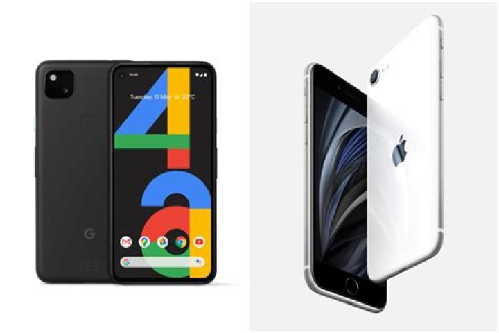 Google Pixel 4a vs iPhone SE 2020 backs 1 1 Google Pixel 4a vs iPhone SE 2020 backs 1 1
