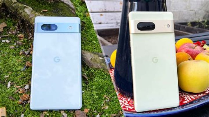 Google Pixel 6 and Pixel 6 Pro lying on autumn leaves