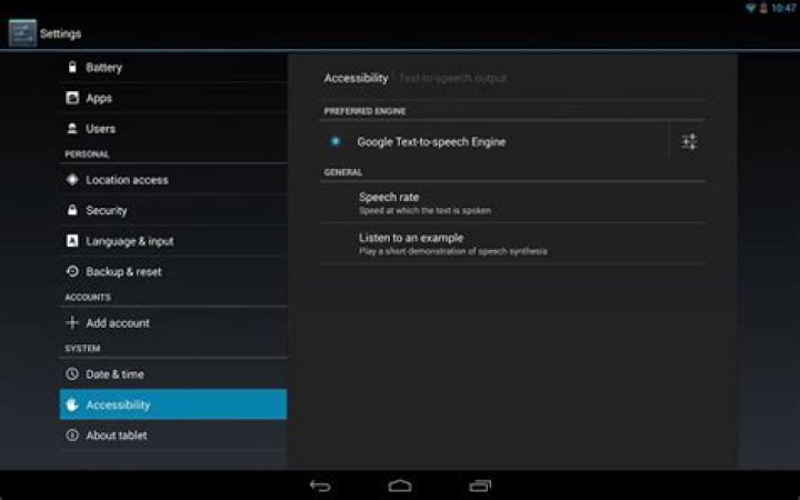 Google Text-to-Speech engine arrives to Google Play