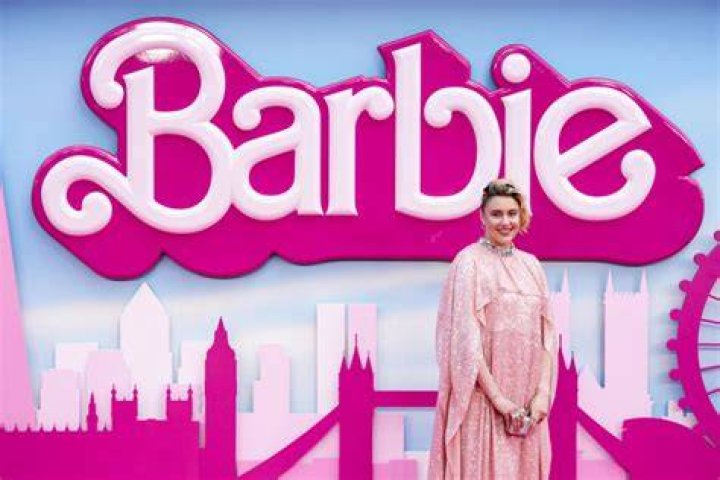 Greta Gerwig at the Barbie movie premiere