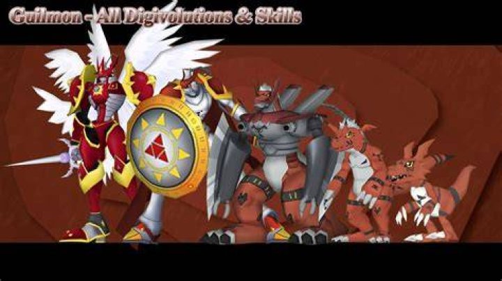 Guilmon Digivolving into Gallantmon Guilmon Digivolving into Gallantmon