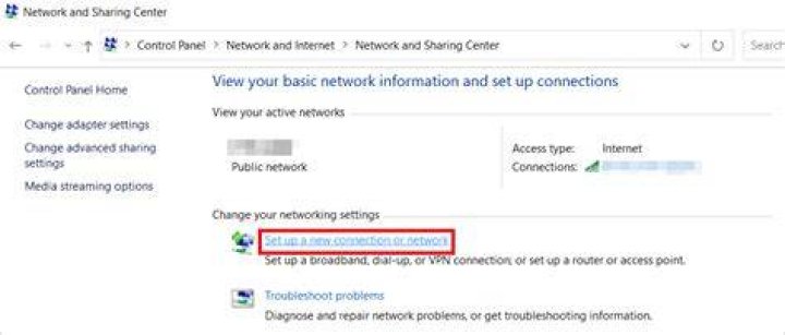 Hidden WiFi network setup