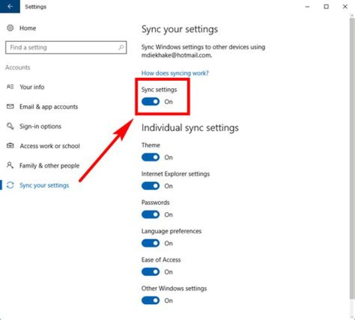 How to Change OneDrive Sync Settings in Windows 10