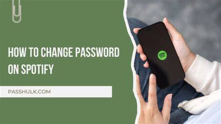 How To Change Password On Spotify App
