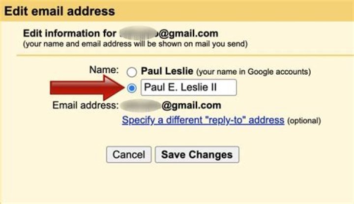How to change your Gmail sender name