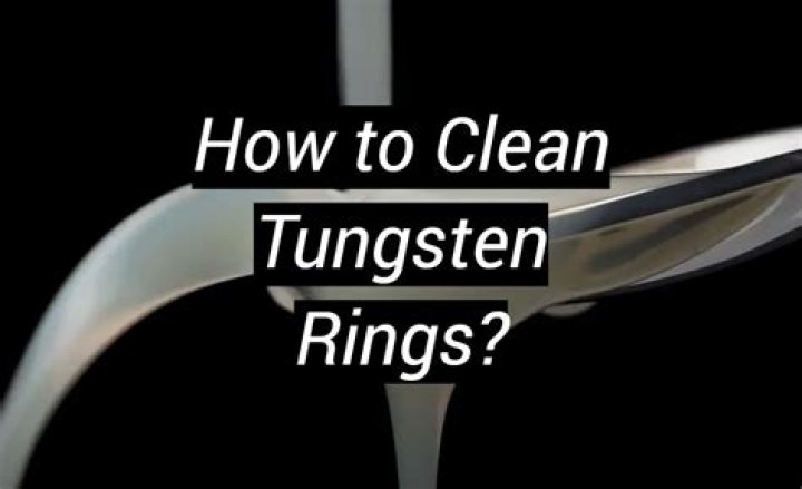 How To Clean Tungsten Ring