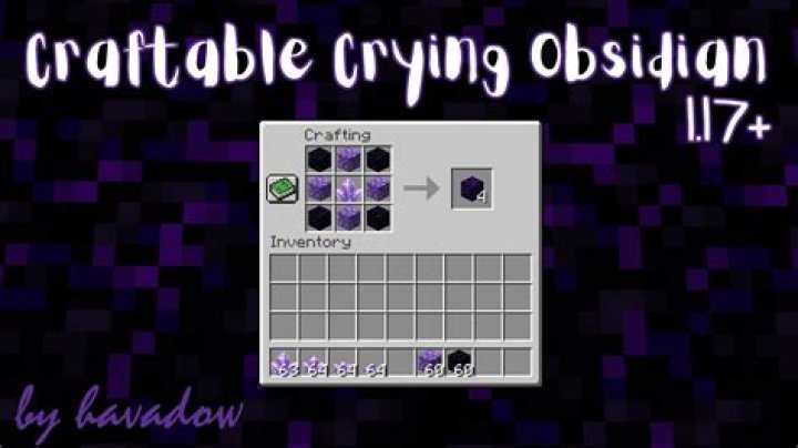 How To Create Crying Obsidian
