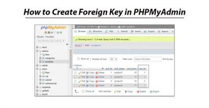 How To Create Foreign Key In Mysql Database