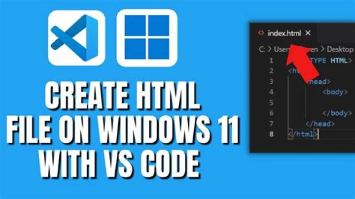 How To Create Html File On Vs Code