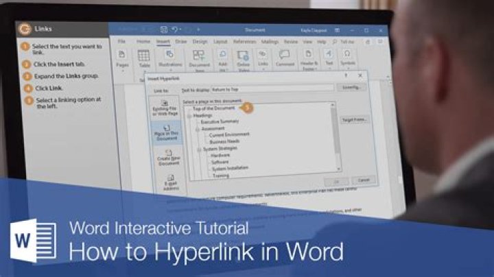 How To Create Hyperlink In Ms Word 2007