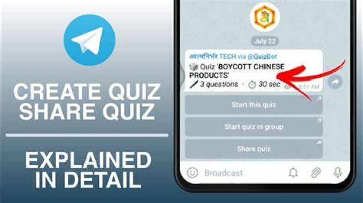 How To Create Quiz In Telegram